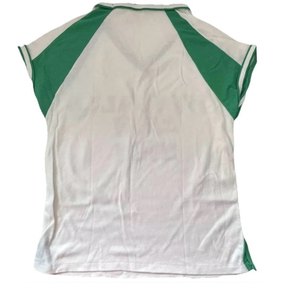 Vintage 1970’s Le Riche V-Neck Ringer Tee, Twin Falls High 1951, USA Made Shirt - Picture 3 of 10